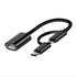 2 in 1 OTG Cable Micro USB & Type C to USB 3.0 Adapter